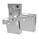 Non-Filtered Refrigerated Bottle Filling Station with Bi-Level Water Cooler (Vandal Resistant) 