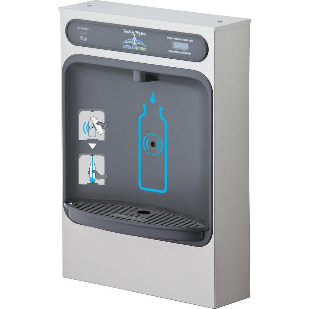 Halsey Taylor Stainless Steel 25-7/16 in. 8 gph Bottle Filling Station Surface Mount 