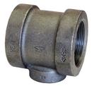2-1/2X1-1/4X2-1/2 Black Cast Iron 125# Tee 