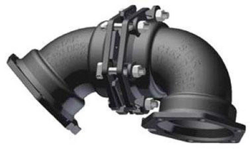 Star Pipe Products Black Mechanical Joint Ductile Iron Restrained Flange Adapter 