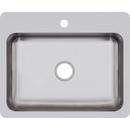 Dayton Elite Satin 27 x 22 in. Stainless Steel Single Bowl Dual Mount Kitchen Sink in Elite Satin 