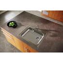 Dayton Satin 25 x 22 in. Stainless Steel Single Bowl Drop-in Kitchen Sink in Satin 
