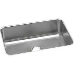 26-1/2 in. Undermount Stainless Steel Single Bowl Kitchen Sink in Radiant Satin