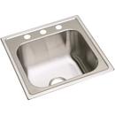 Dayton Premium Highlighted Satin 20 x 20 in. Drop-in Laundry Sink 