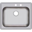 Dayton Satin 25 x 21-1/4 in. Stainless Steel Single Bowl Drop-in Kitchen Sink in Satin 