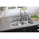 Dayton Satin Stainless Steel 2-Hole Double Bowl Dual Mount Kitchen Sink 
