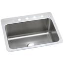 Elkay Lustrous Satin 27 x 22 in. Stainless Steel Single Bowl Dual Mount Kitchen Sink in Lustrous Satin 