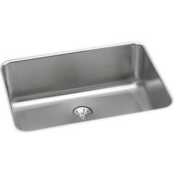 26-1/2 in. Undermount Stainless Steel Single Bowl Kitchen Sink in Lustertone