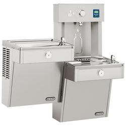 Filtered Refrigerated Bottle Filling Station with Bi-Level Water Cooler (Vandal Resistant)