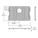 Elkay Polished Stainless Steel Bottom Grid 