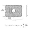 Elkay Stainless Steel 23 in. Bottom Grid 