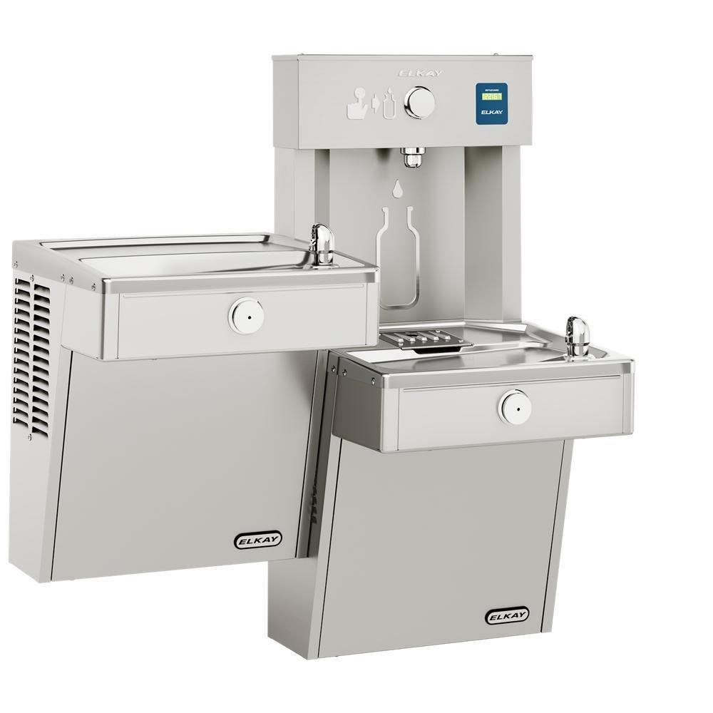 Elkay Stainless Steel Stainless Steel Indoor/Outdoor Bottle Filling Station 