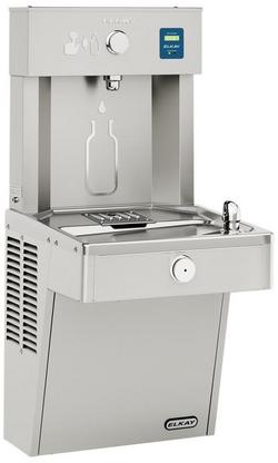 Filtered Refrigerated Bottle Filling Station with Single Water Cooler (Vandal Resistant)