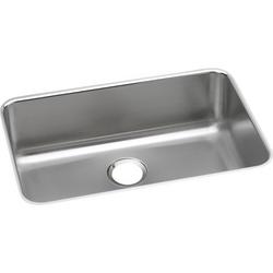 26-1/2 in. Undermount Stainless Steel Single Bowl Kitchen Sink in Lustrous Satin