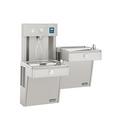 Elkay Stainless Steel 38-13/16 in. Bottle Filling Station with Bi-Level Reverse Vandal Resistant Cooler 
