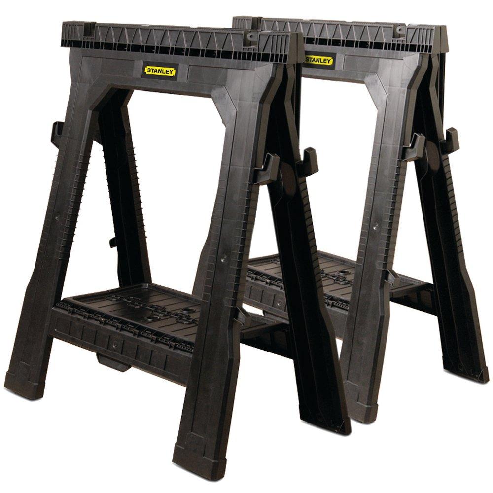 Stanley Black Folding Sawhorse 