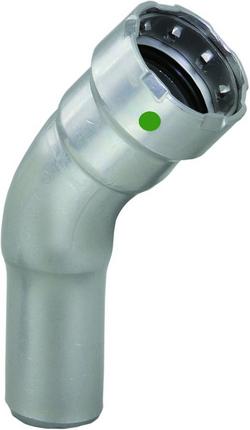 1/2 in. FTG x Press Carbon Steel 45 Degree Elbow with EPDM Sealing Element