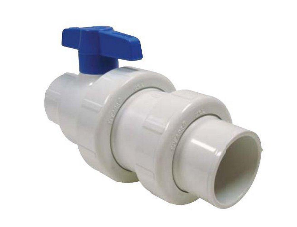 White Plastic Standard Port Socket Weld 150# Ball Valve 