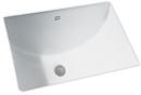 23-5/8 in. Undermount Rectangular Vitreous China Bathroom Sink in White