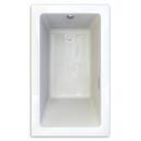 60 x 36 in. Drop-In Bathtub with Reversible Drain in White