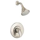 2.5 gpm Pressure Balancing Tub and Shower Trim Kit with Single Lever Handle in Satin Nickel - PVD