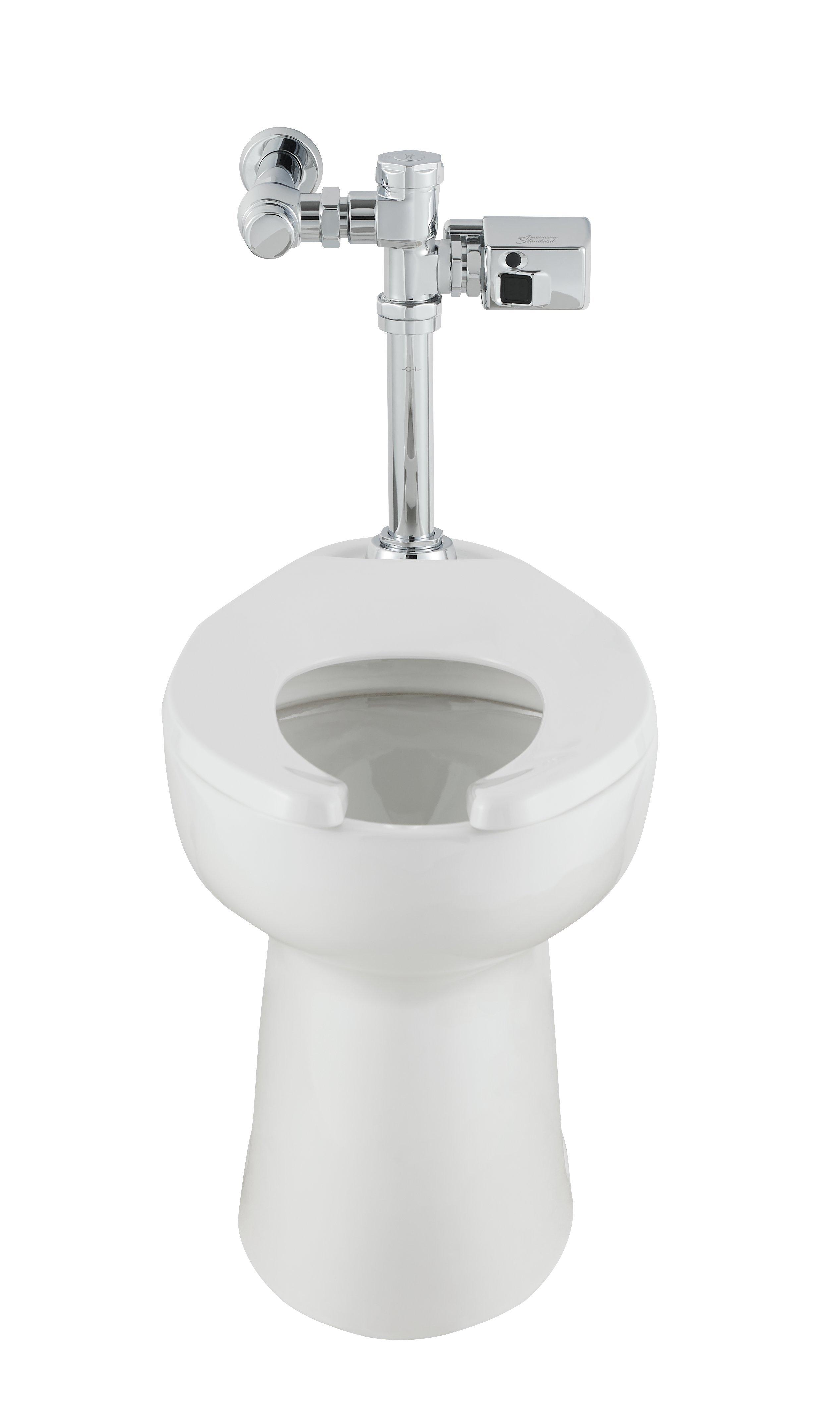 American Standard White 1.6 gpf Elongated Toilet 