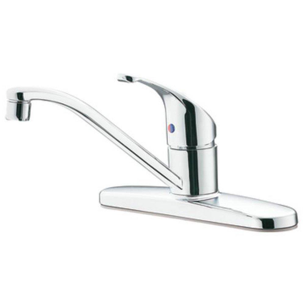 Cleveland Faucet Group Polished Chrome Single Handle Lever Deck Mount Service Faucet 