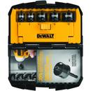 DEWALT Black 5/32 in. Hole Saw Kit 5 Piece 