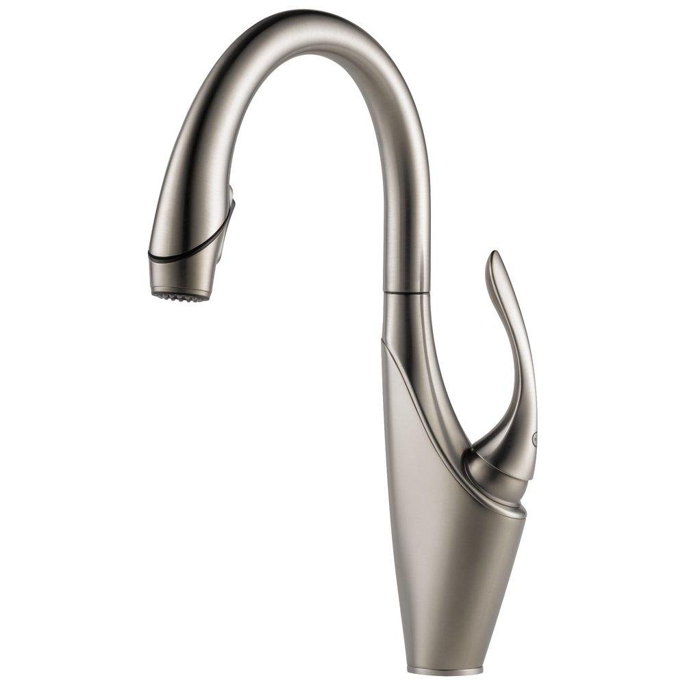 Brizo Stainless Single Handle Pull Down Kitchen Faucet 