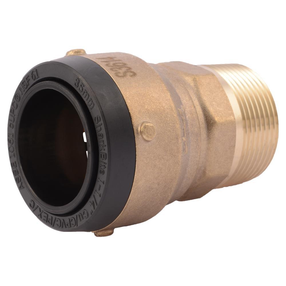 SharkBite® Push x MNPT Brass Adapter 