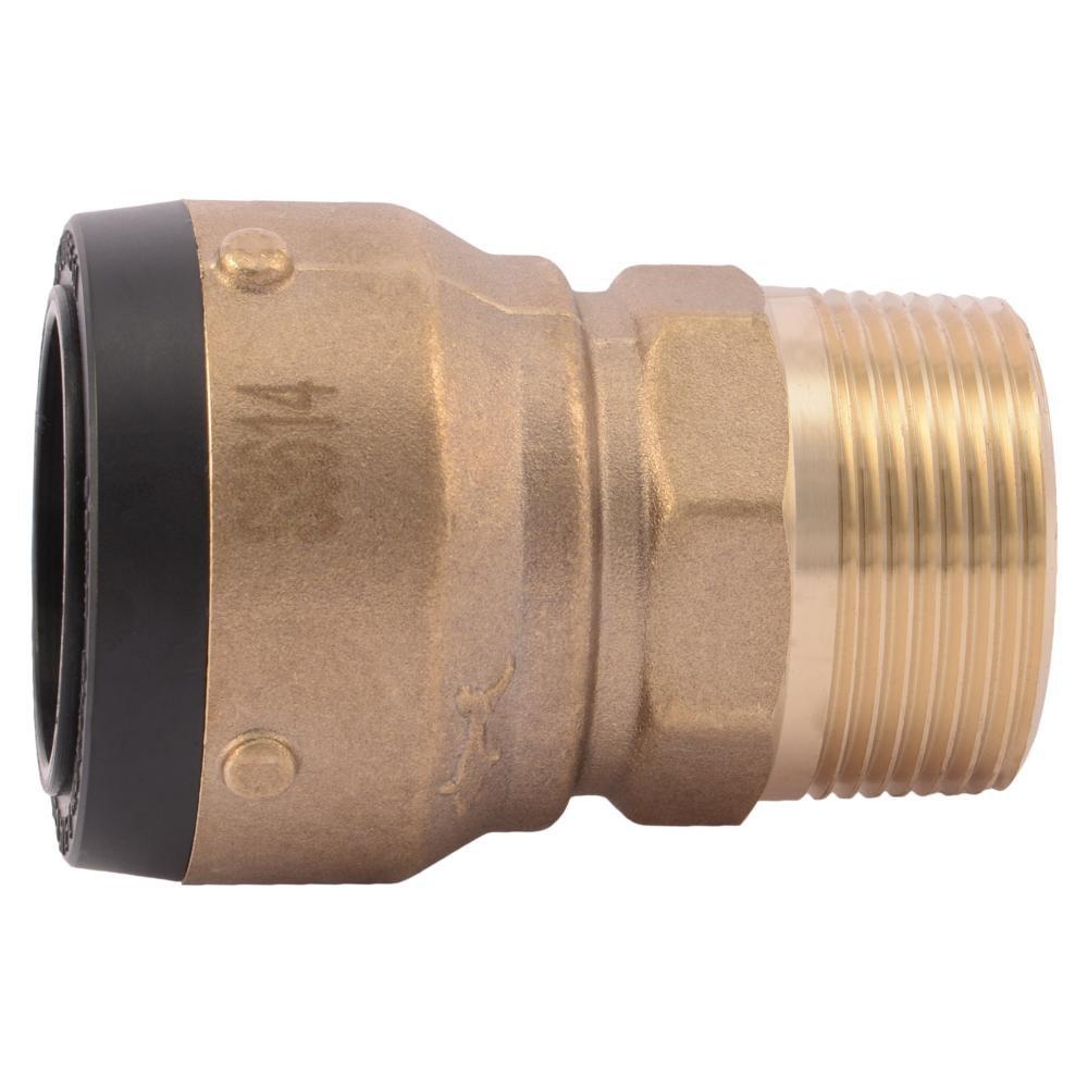 SharkBite® Push x MNPT Brass Adapter 