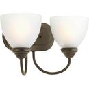 Progress Lighting Antique Bronze 100W 2 Medium Base Bracket 