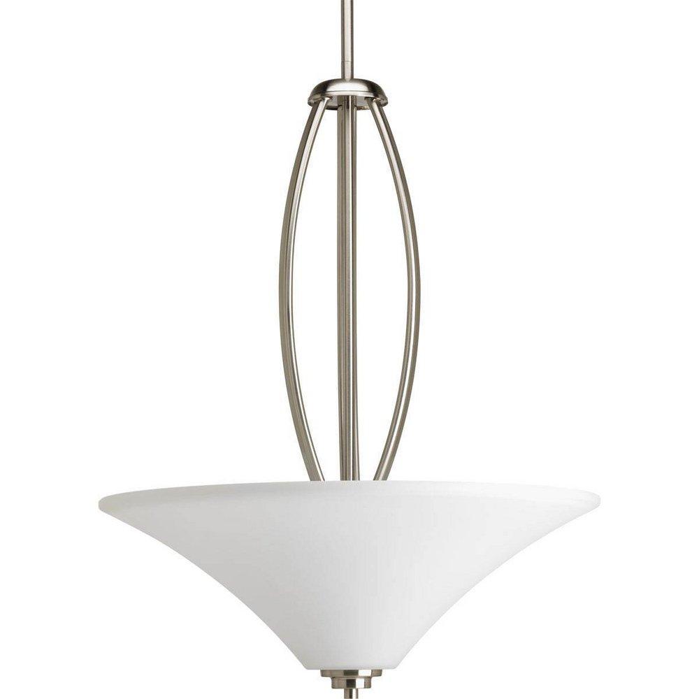 Progress Lighting Brushed Nickel 100W 3-Light Medium Pendant 
