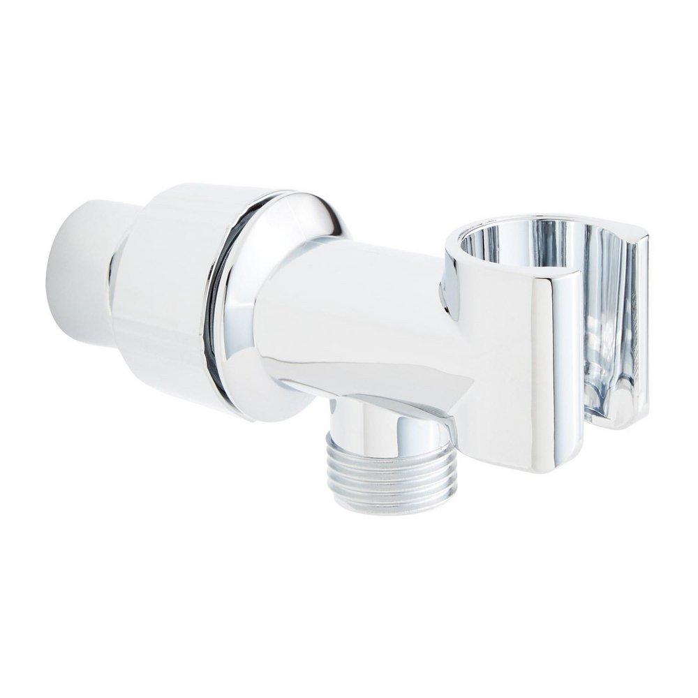 Signature Hardware Polished Chrome Shower Arm Bracket 