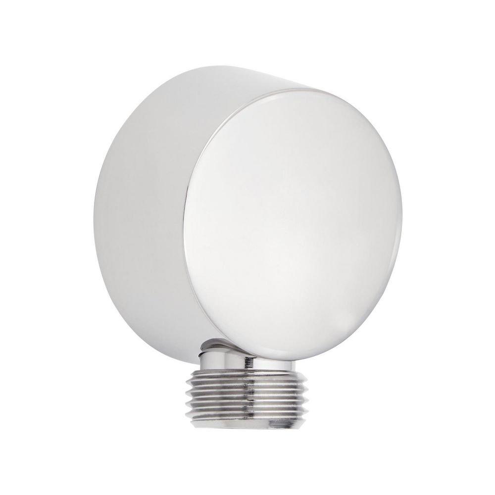 Signature Hardware Polished Chrome Shower Supply Elbow for Hand Shower 