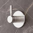 Signature Hardware Brushed Nickel Transfer Valve Trim Only with Single Lever Handle 