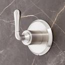 Signature Hardware Brushed Nickel Single Lever Handle Transfer Valve Trim 