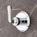 Signature Hardware Chrome Single Lever Handle Transfer Valve Trim 