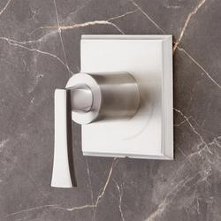 Single Lever Handle Volume Control Trim in Brushed Nickel
