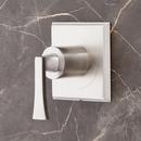 Signature Hardware Brushed Nickel Single Lever Handle Volume Control Trim 