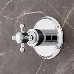 Single Handle Six Funtion Diverter Valve Trim in Chrome - Less Valve