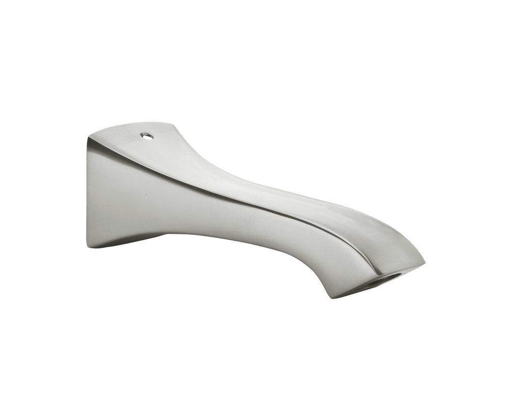 Signature Hardware Brushed Nickel 7-3/8 x 1/2 in. Brass Shower Arm 