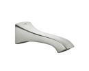 7-3/8 x 1/2 in. Brass Shower Arm in Brushed Nickel