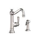 Newport Brass Polished Nickel - Natural Single Handle Kitchen Faucet 