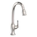 Newport Brass Polished Nickel - Natural Single Handle Pull Down Kitchen Faucet 