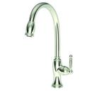 Single Handle Pull Down Kitchen Faucet in Polished Nickel - Natural