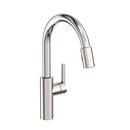 Newport Brass Polished Nickel - Natural Pull Down Kitchen Faucet 