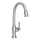 Newport Brass Stainless Steel - PVD Single Handle Pull Down Kitchen Faucet 