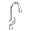 Newport Brass Polished Chrome Single Handle Pull Down Kitchen Faucet 