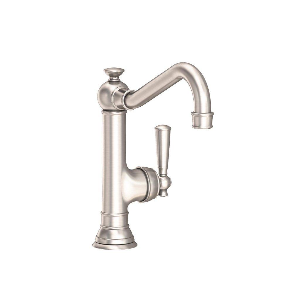 Newport Brass Satin Nickel - PVD 1-Hole Swivel Kitchen Faucet with Single Lever Handle 